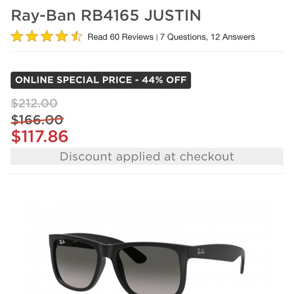 Ray-ban RB4165 Justin - Picture 10 of 10